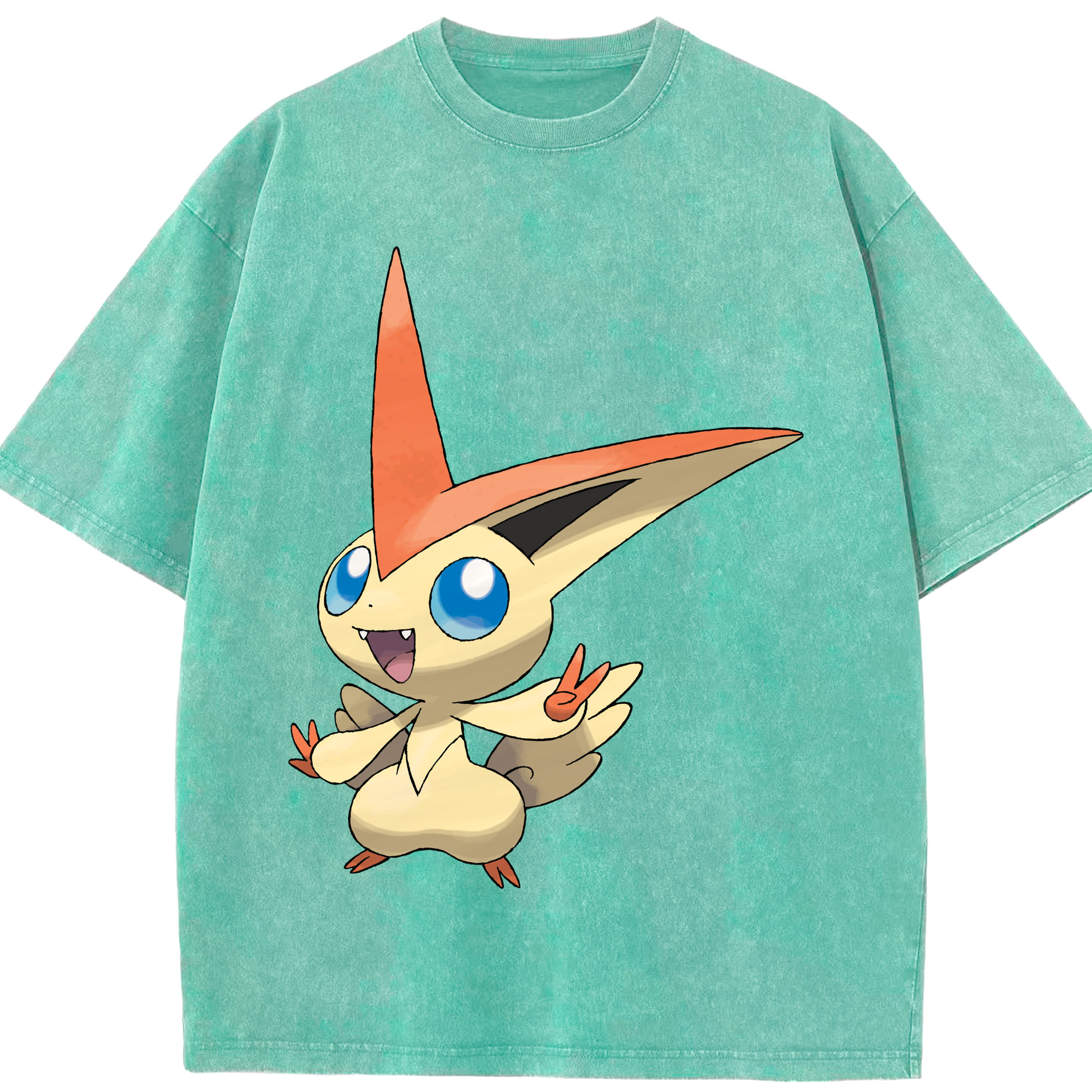 （画像用） ポケットモンスター Pokémon 綿100% ヴィンテージ風 半袖Tシャツ（フロントプリント）